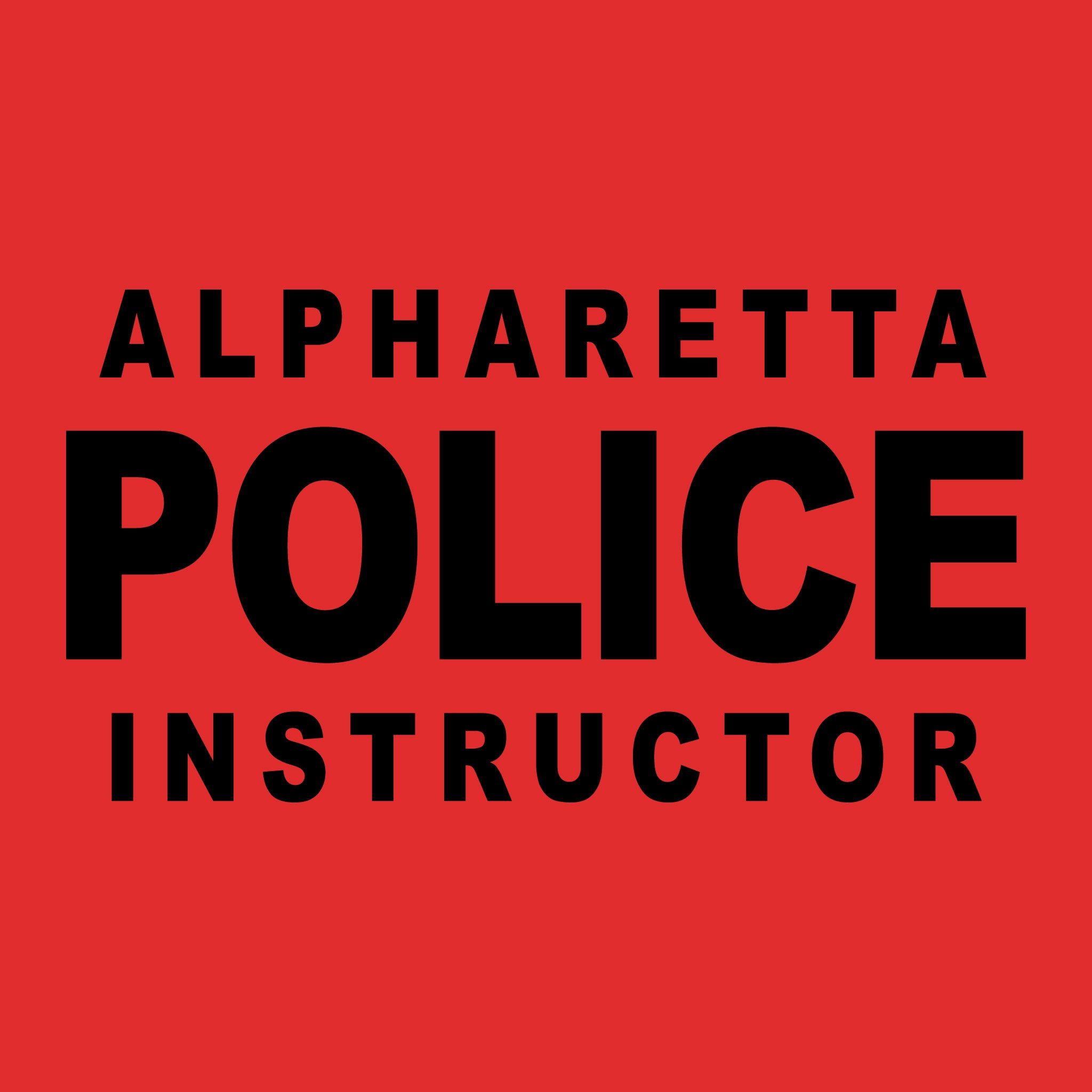 [ALPHARETTA PD] Instructor Utility Shirt [RED/BLK]-13 Fifty Apparel