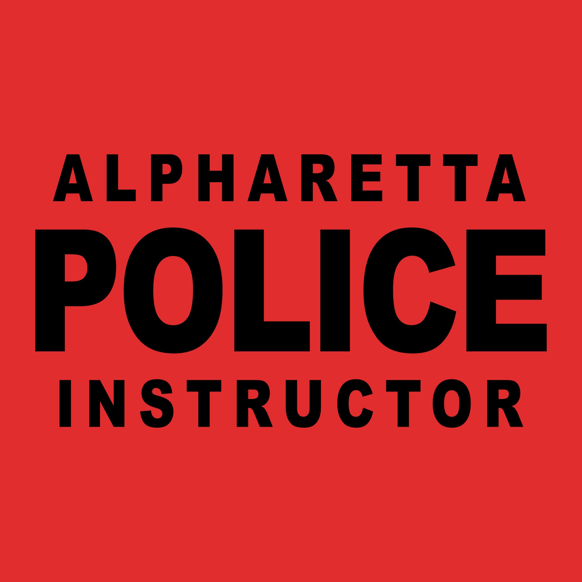 [ALPHARETTA PD] Instructor Utility Shirt [RED/BLK]-13 Fifty Apparel