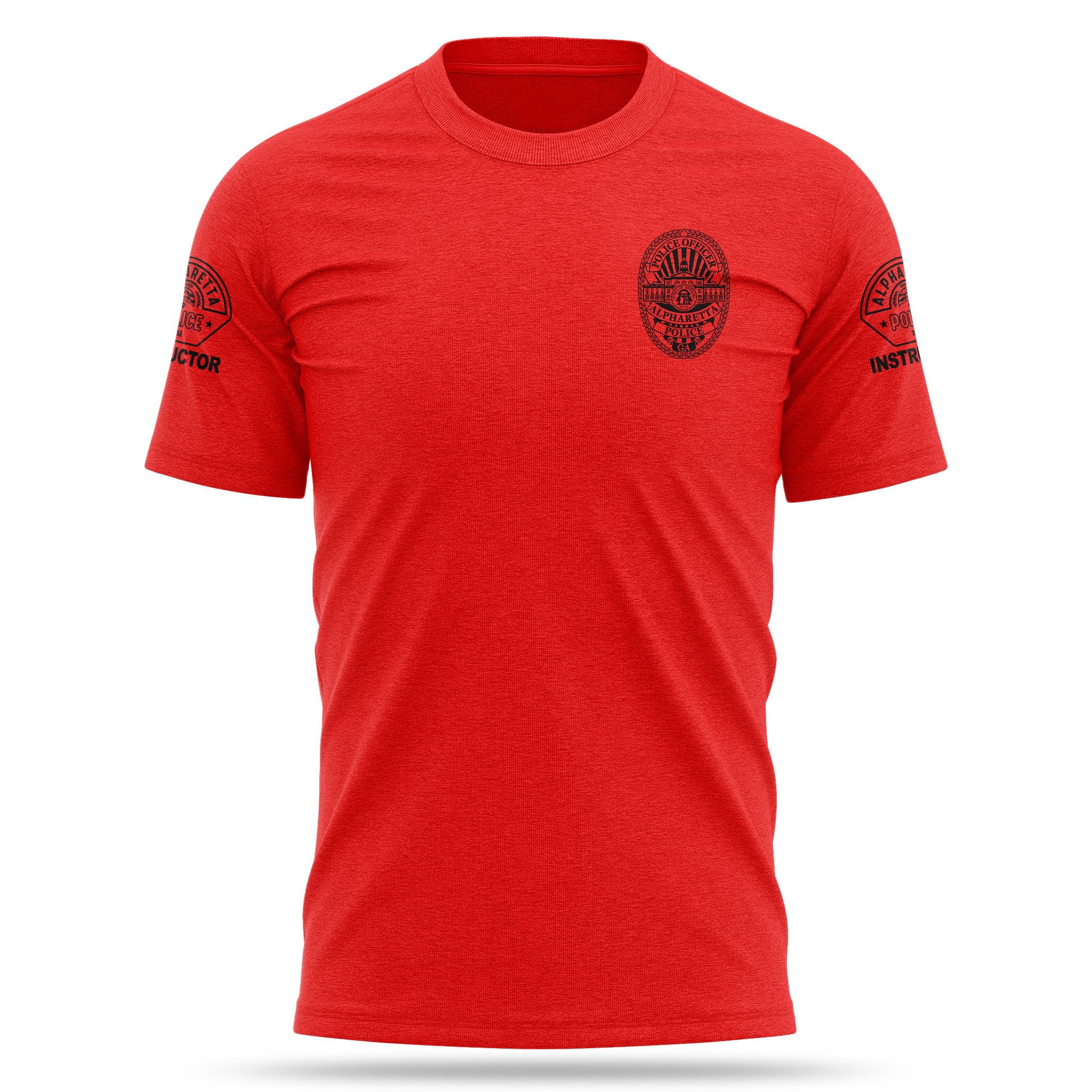 [ALPHARETTA PD] Instructor Utility Shirt [RED/BLK]-13 Fifty Apparel