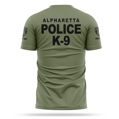 [ALPHARETTA PD] K9 Utility Shirt [GRN/BLK]-13 Fifty Apparel