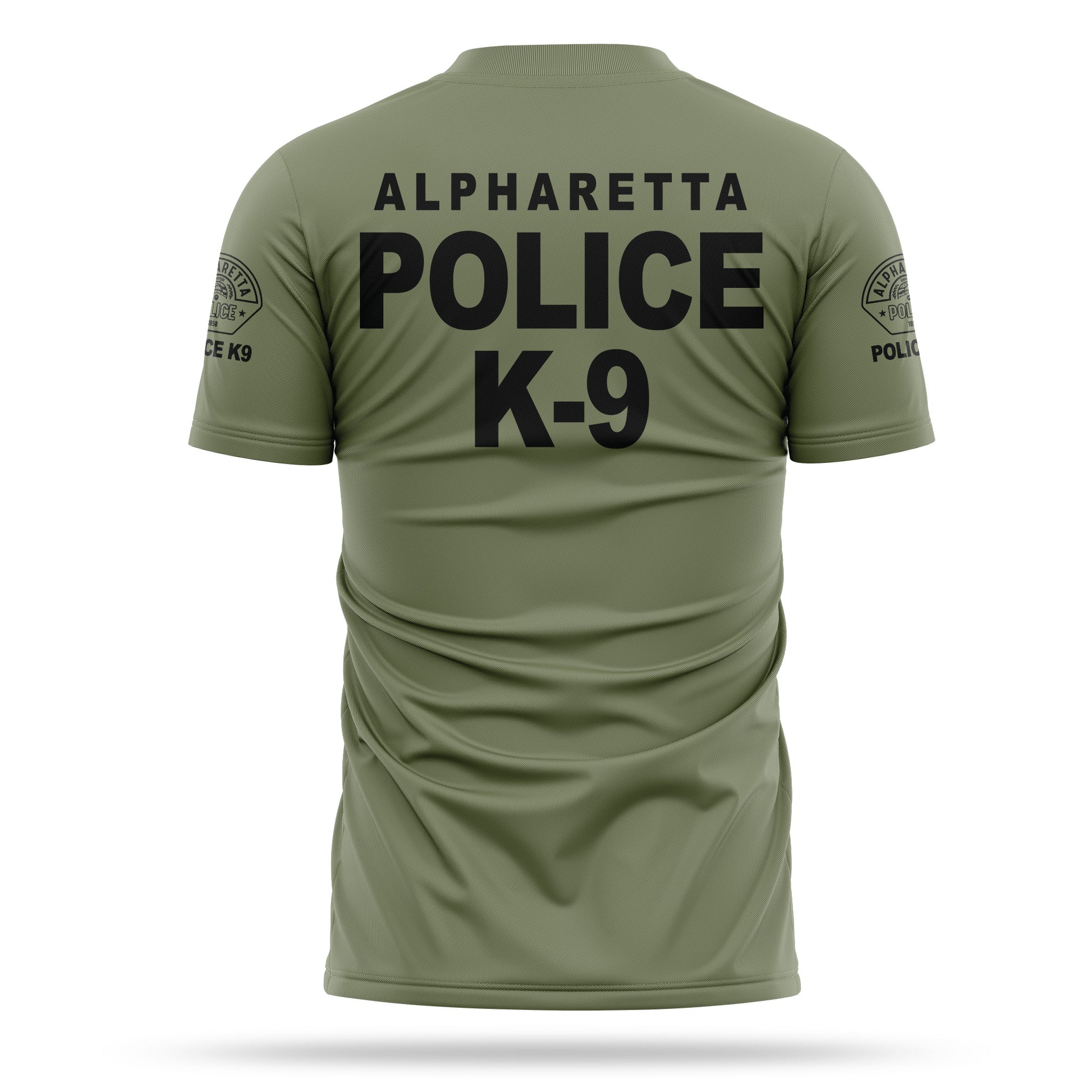 [ALPHARETTA PD] K9 Utility Shirt [GRN/BLK]-13 Fifty Apparel