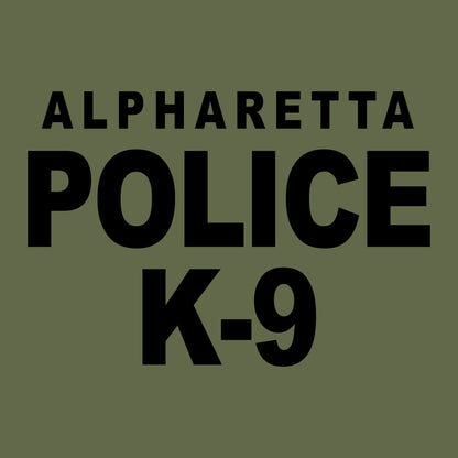 [ALPHARETTA PD] K9 Utility Shirt [GRN/BLK]-13 Fifty Apparel