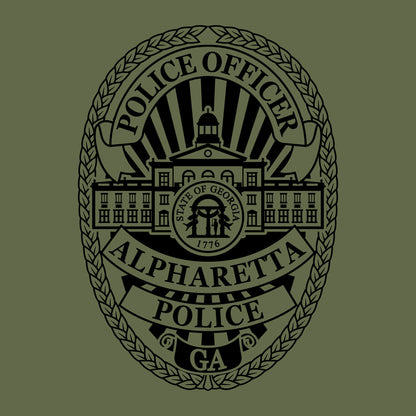 [ALPHARETTA PD] K9 Utility Shirt [GRN/BLK]-13 Fifty Apparel