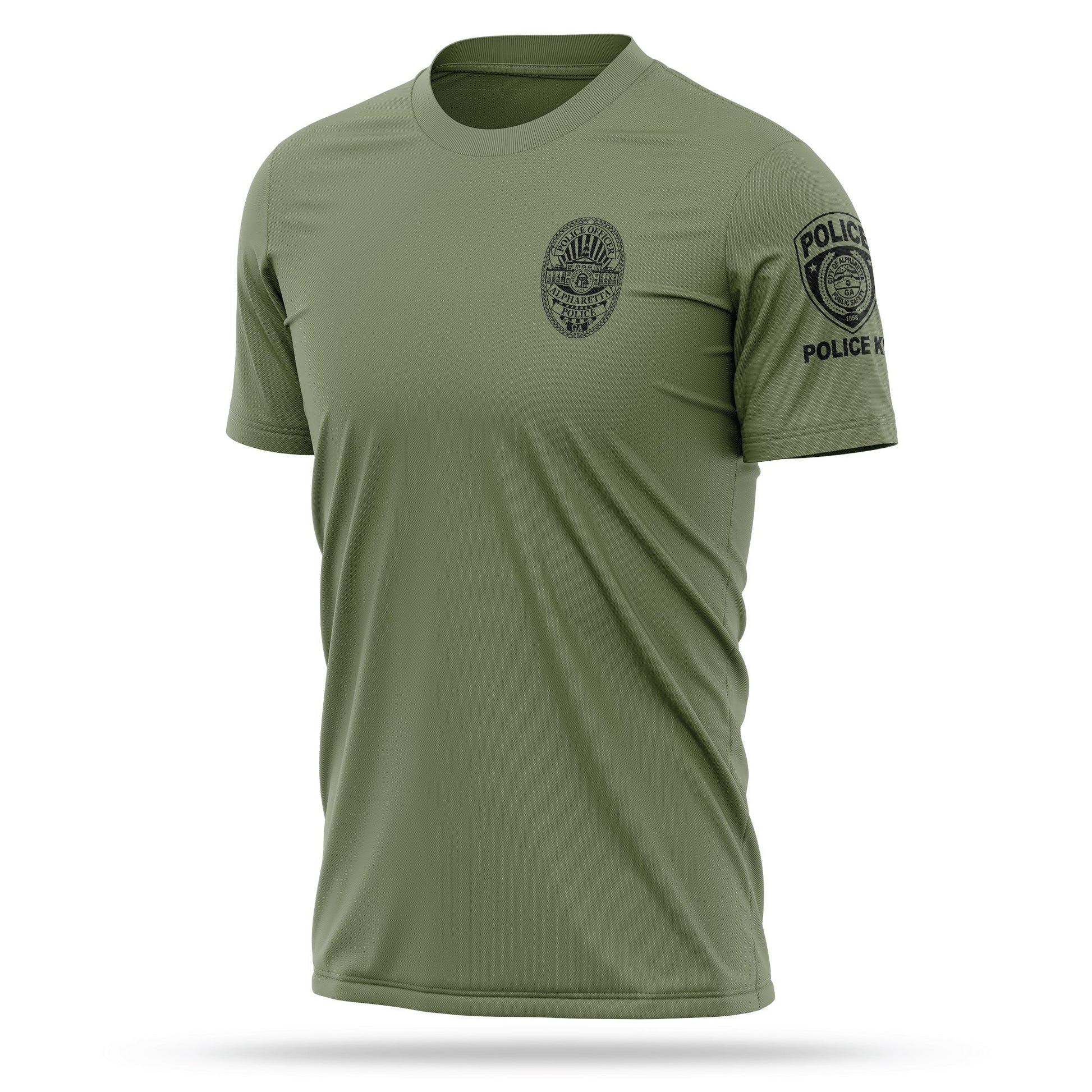 [ALPHARETTA PD] K9 Utility Shirt [GRN/BLK]-13 Fifty Apparel