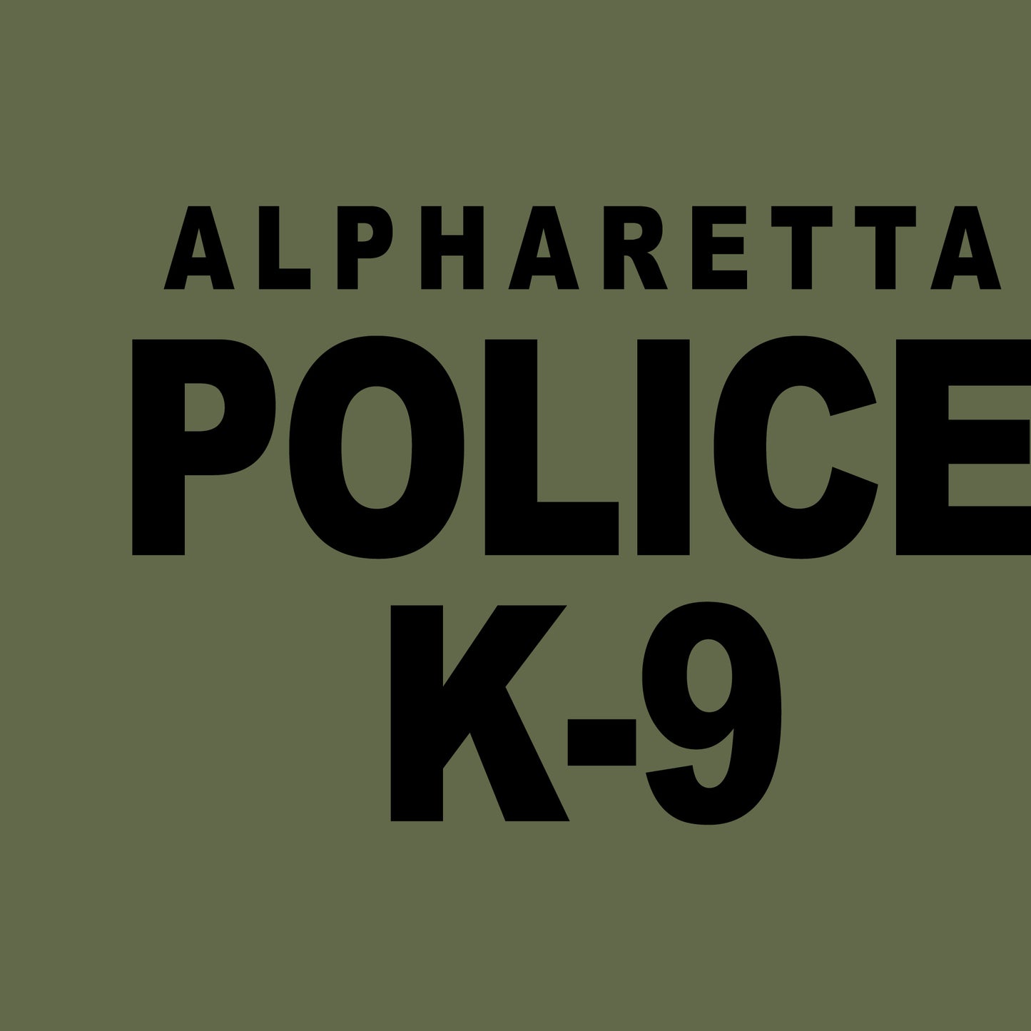 [ALPHARETTA PD] K9 Utility Shirt [GRN/BLK]-13 Fifty Apparel