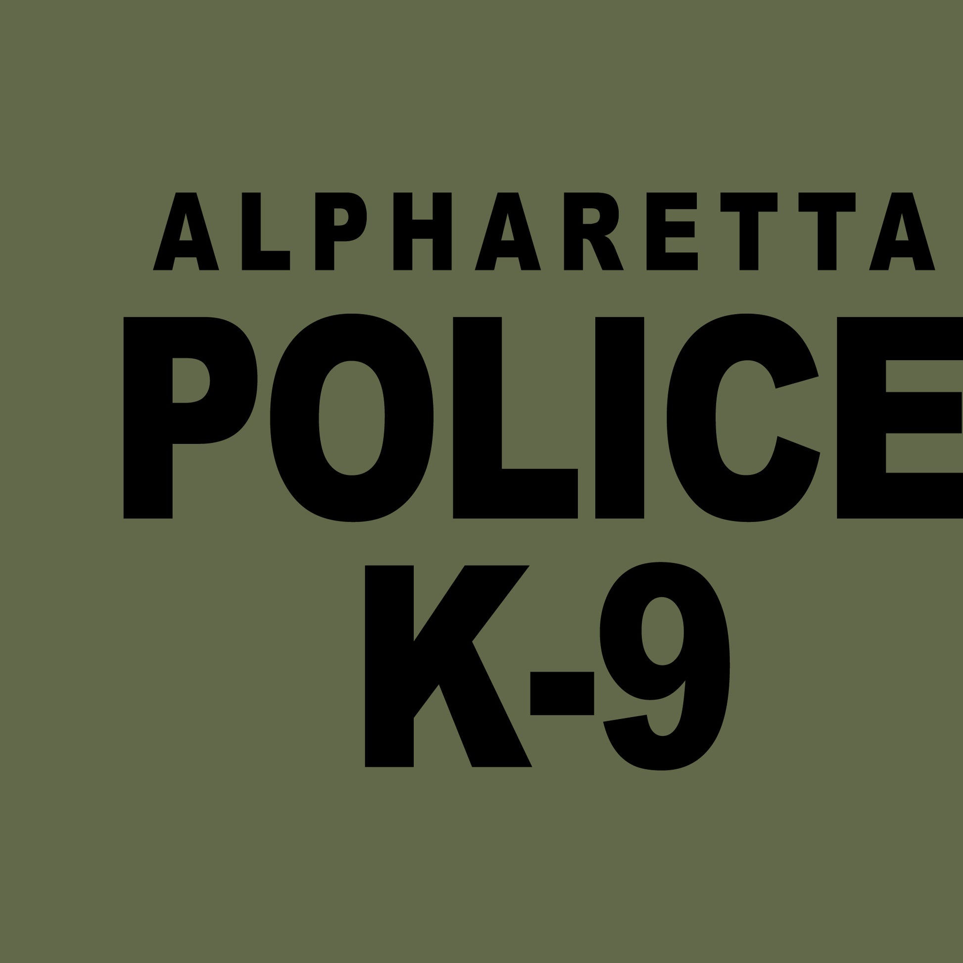 [ALPHARETTA PD] K9 Utility Shirt [GRN/BLK]-13 Fifty Apparel