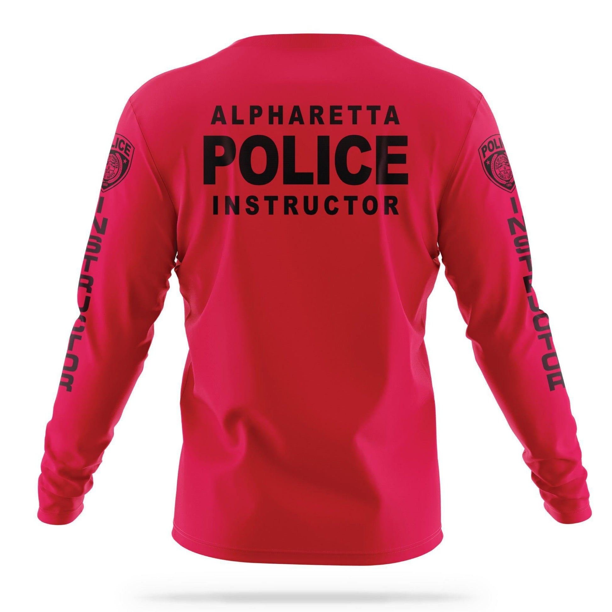 [ALPHARETTA PD] Men's Instructor Utility Long Sleeve [RED/BLK]-13 Fifty Apparel