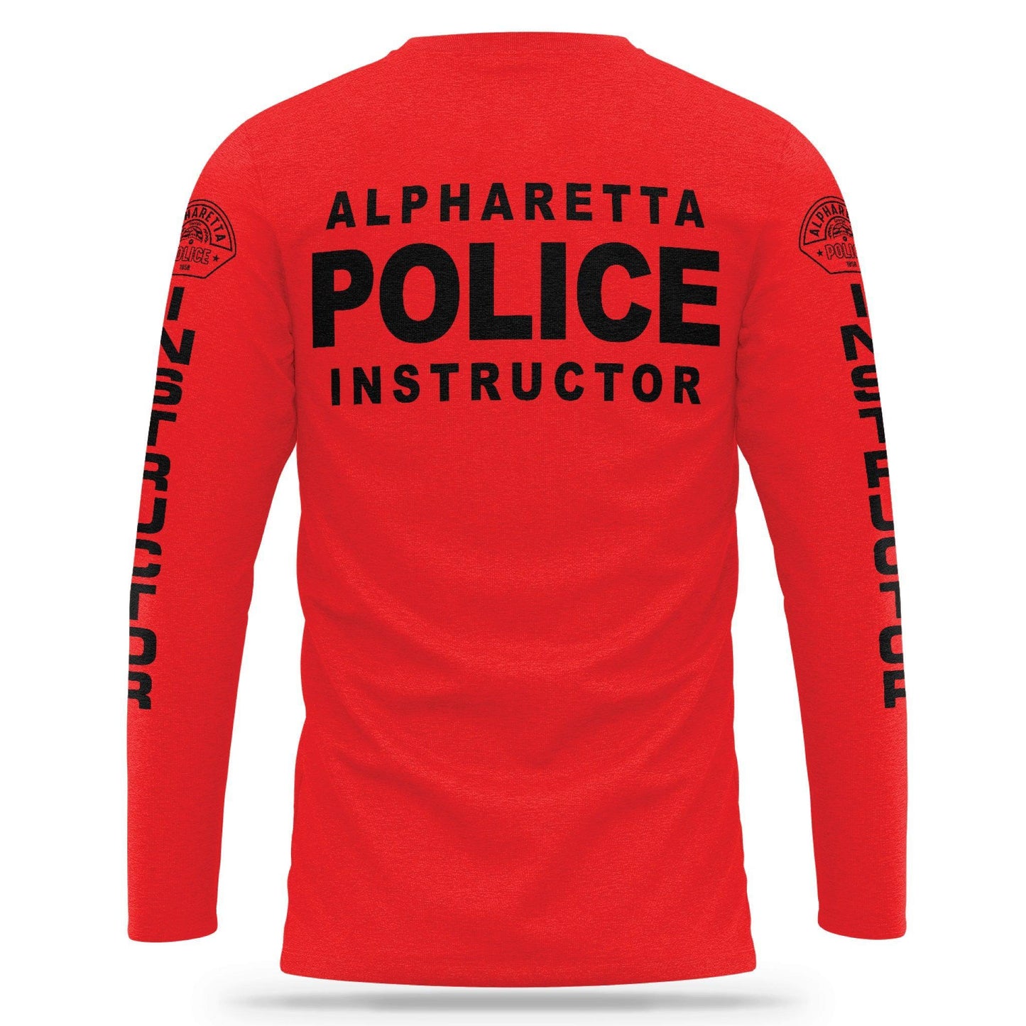 [ALPHARETTA PD] Men's Instructor Utility Long Sleeve [RED/BLK]-13 Fifty Apparel