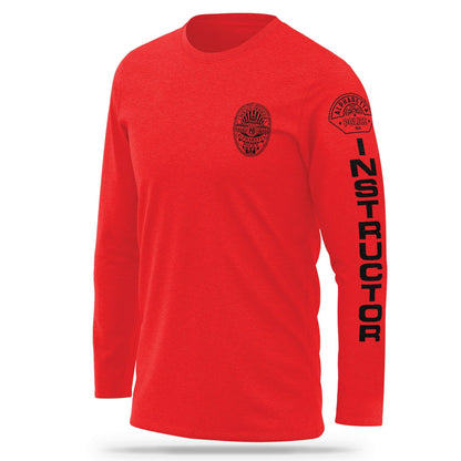 [ALPHARETTA PD] Men's Instructor Utility Long Sleeve [RED/BLK]-13 Fifty Apparel