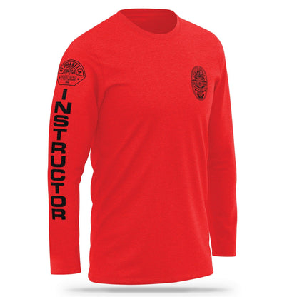 [ALPHARETTA PD] Men's Instructor Utility Long Sleeve [RED/BLK]-13 Fifty Apparel