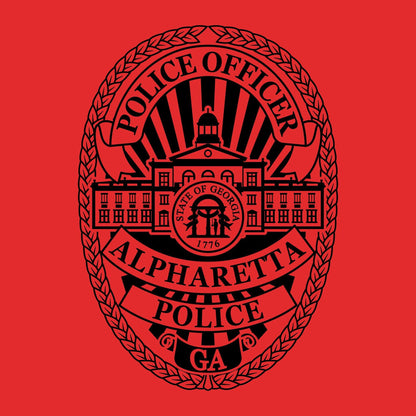 [ALPHARETTA PD] Men's Instructor Utility Long Sleeve [RED/BLK]-13 Fifty Apparel