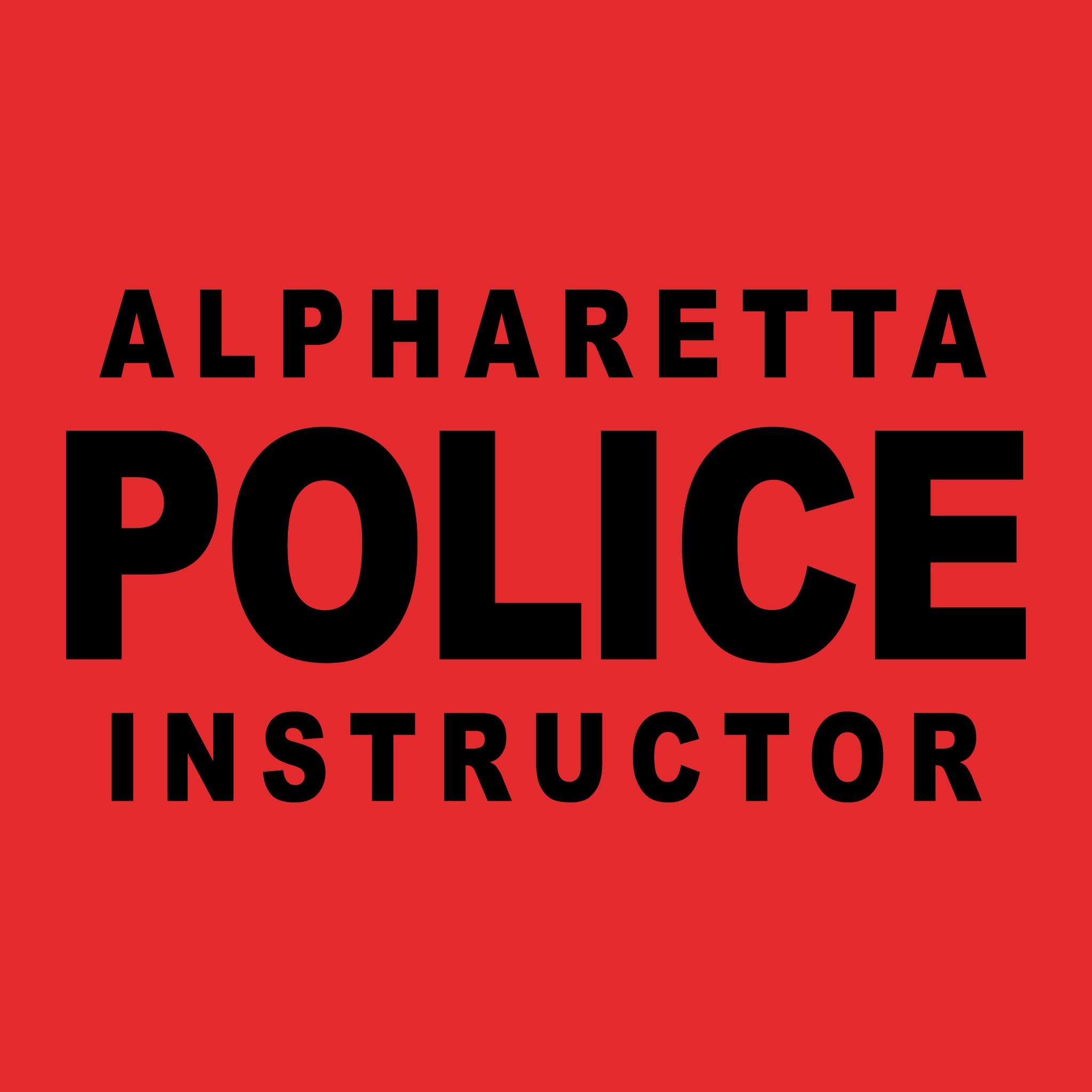 [ALPHARETTA PD] Men's Instructor Utility Long Sleeve [RED/BLK]-13 Fifty Apparel
