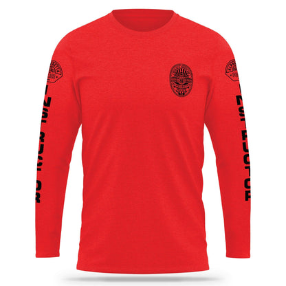 [ALPHARETTA PD] Men's Instructor Utility Long Sleeve [RED/BLK]-13 Fifty Apparel