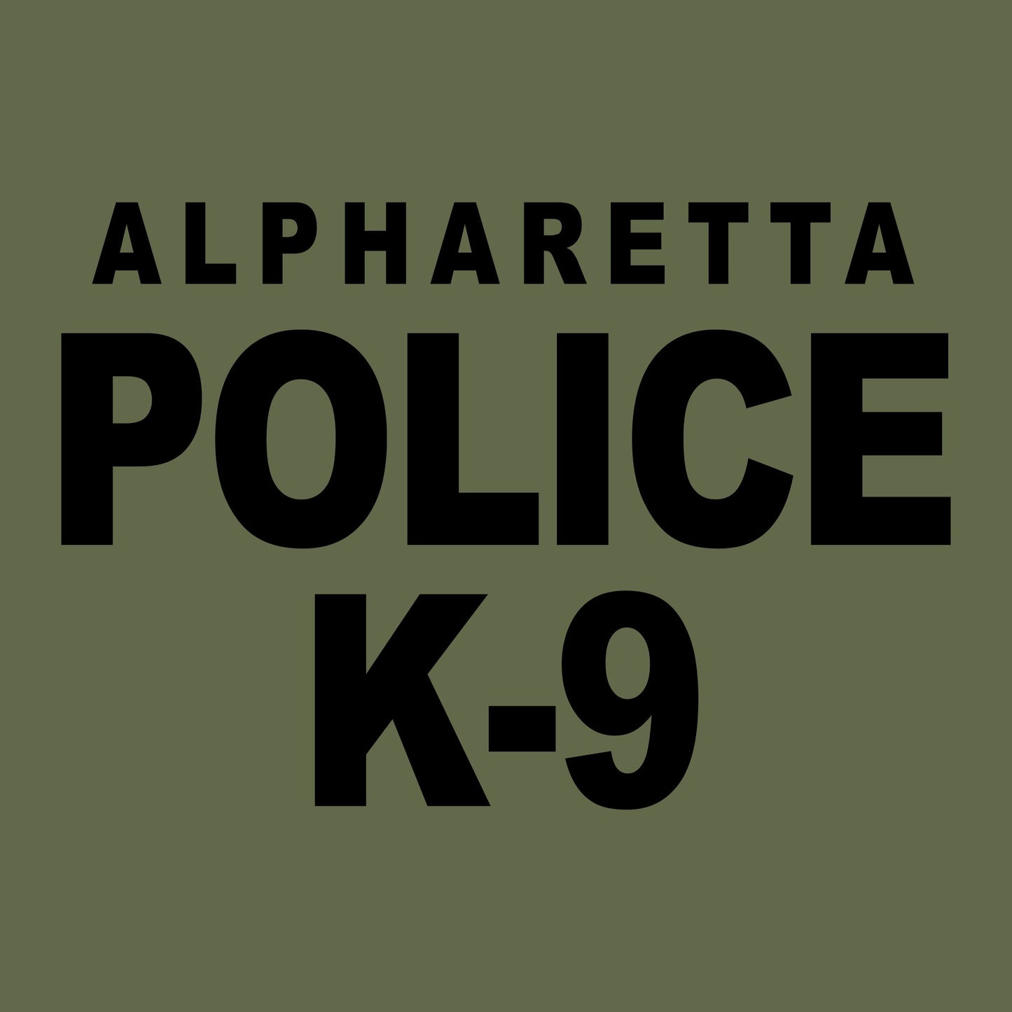 [ALPHARETTA PD] Men's K9 Long Sleeve Utility Shirt [GRN/BLK]-13 Fifty Apparel