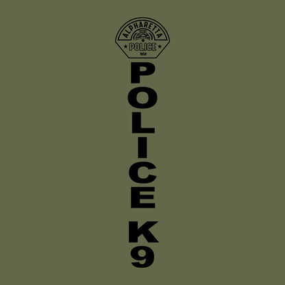 [ALPHARETTA PD] Men's K9 Long Sleeve Utility Shirt [GRN/BLK]-13 Fifty Apparel