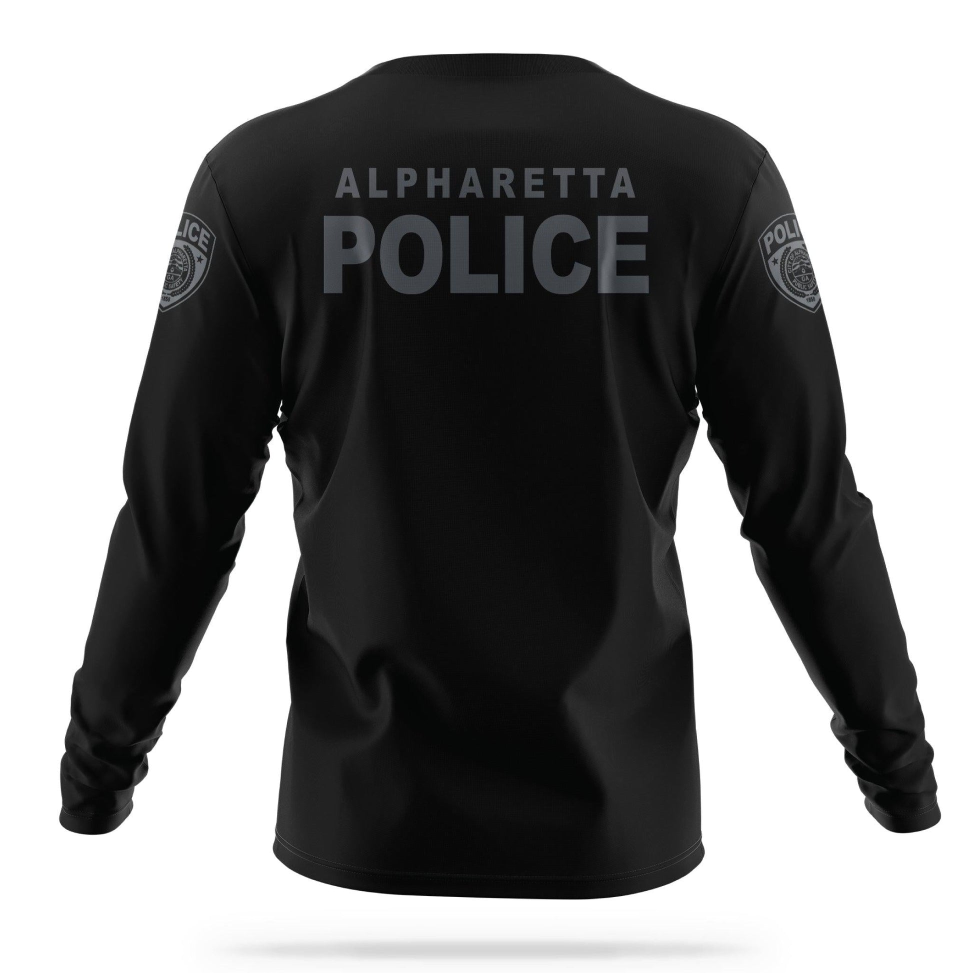 [ALPHARETTA PD] Men's Patrol Utility Long Sleeve [BLK/GRY]-13 Fifty Apparel