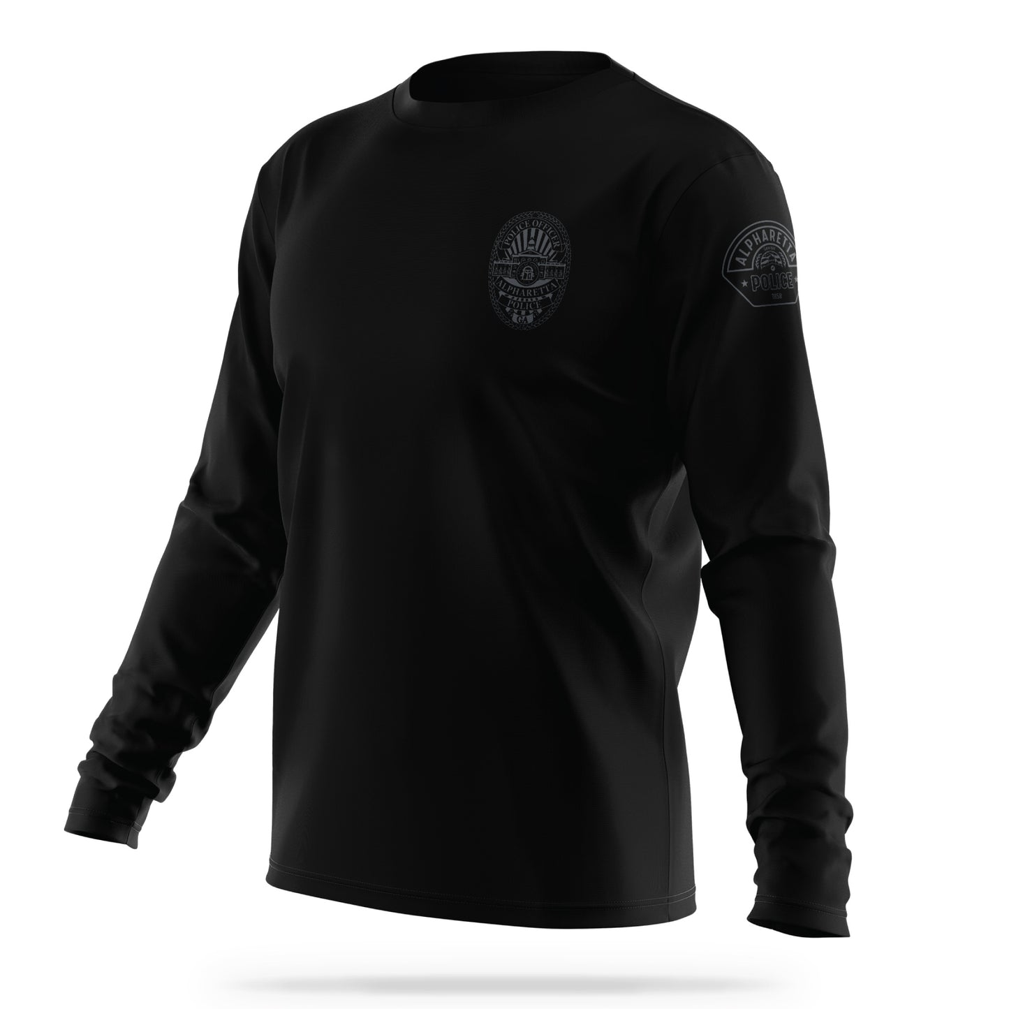 [ALPHARETTA PD] Men's Patrol Utility Long Sleeve [BLK/GRY]-13 Fifty Apparel