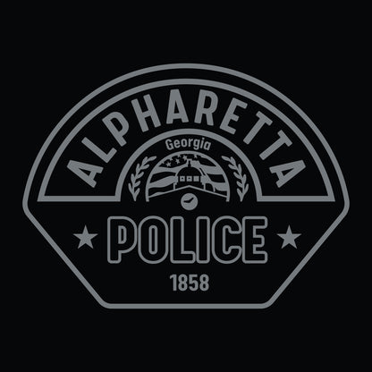 [ALPHARETTA PD] Men's RECORDS Utility Long Sleeve [BLK/GRY]-13 Fifty Apparel
