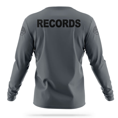 [ALPHARETTA PD] Men's RECORDS Utility Long Sleeve [CHR/BLK]-13 Fifty Apparel