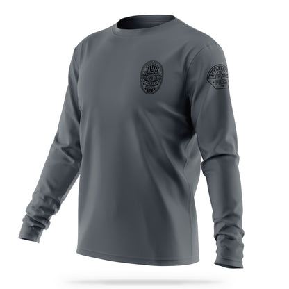 [ALPHARETTA PD] Men's RECORDS Utility Long Sleeve [CHR/BLK]-13 Fifty Apparel