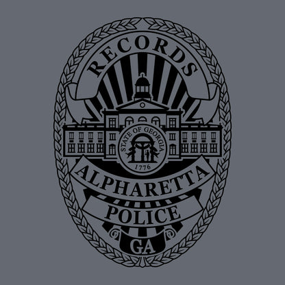 [ALPHARETTA PD] Men's RECORDS Utility Long Sleeve [CHR/BLK]-13 Fifty Apparel