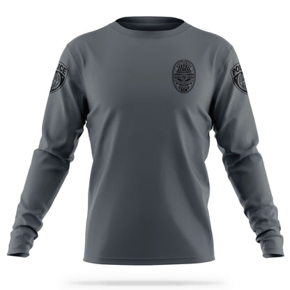 [ALPHARETTA PD] Men's RECORDS Utility Long Sleeve [CHR/BLK]-13 Fifty Apparel