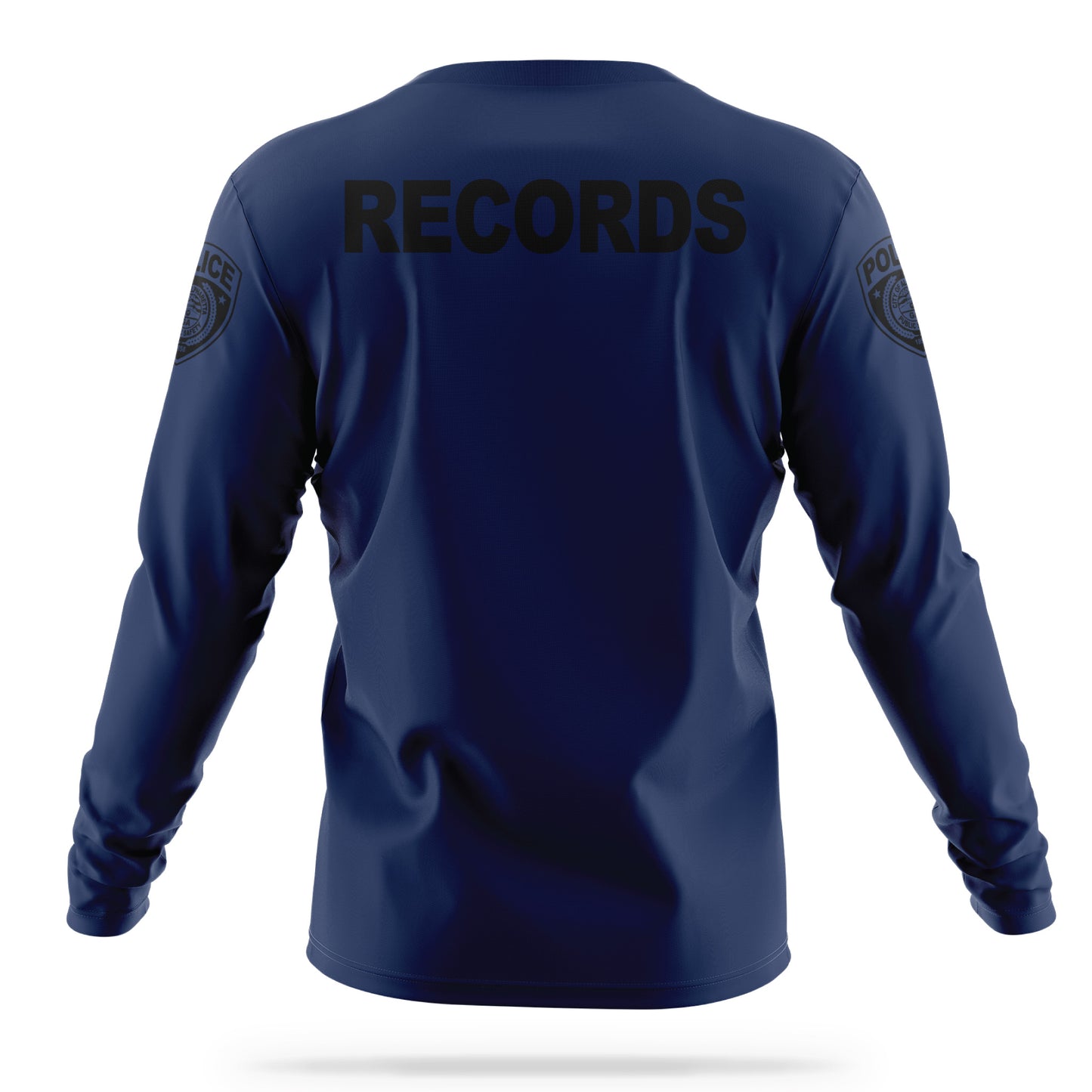 [ALPHARETTA PD] Men's RECORDS Utility Long Sleeve [NVY/BLK]-13 Fifty Apparel