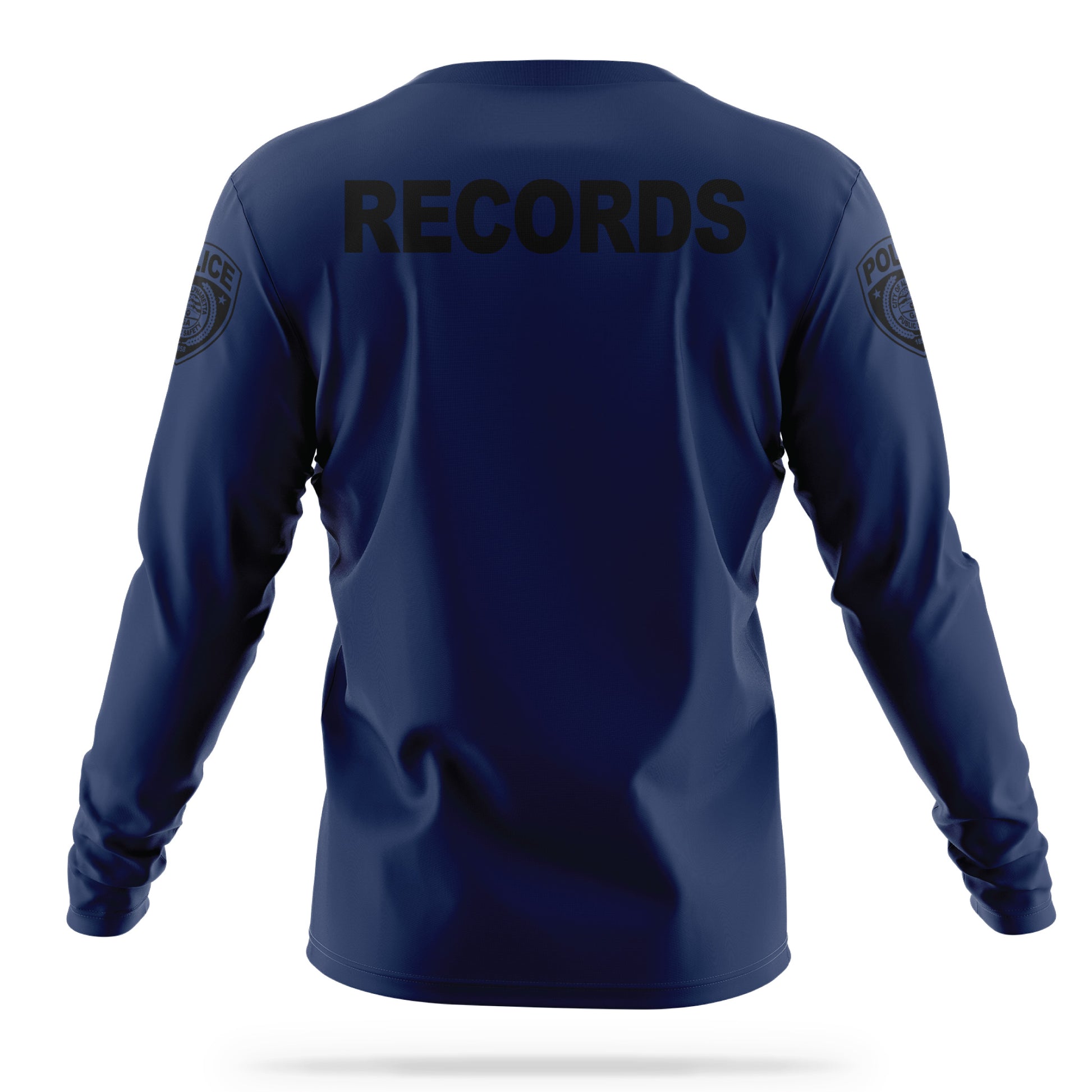 [ALPHARETTA PD] Men's RECORDS Utility Long Sleeve [NVY/BLK]-13 Fifty Apparel