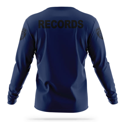 [ALPHARETTA PD] Men's RECORDS Utility Long Sleeve [NVY/BLK]-13 Fifty Apparel