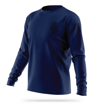 [ALPHARETTA PD] Men's RECORDS Utility Long Sleeve [NVY/BLK]-13 Fifty Apparel