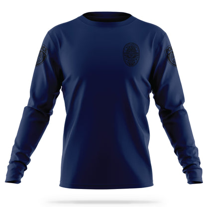 [ALPHARETTA PD] Men's RECORDS Utility Long Sleeve [NVY/BLK]-13 Fifty Apparel