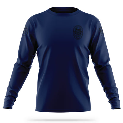 [ALPHARETTA PD] Men's RECORDS Utility Long Sleeve [NVY/BLK]-13 Fifty Apparel