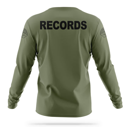 [ALPHARETTA PD] Men's RECORDS Utility Long Sleeve [ODGRN/BLK]-13 Fifty Apparel