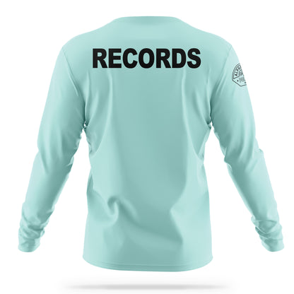 [ALPHARETTA PD] Men's RECORDS Utility Long Sleeve [SEAFR/BLK]-13 Fifty Apparel