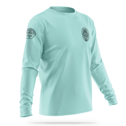 [ALPHARETTA PD] Men's RECORDS Utility Long Sleeve [SEAFR/BLK]-13 Fifty Apparel