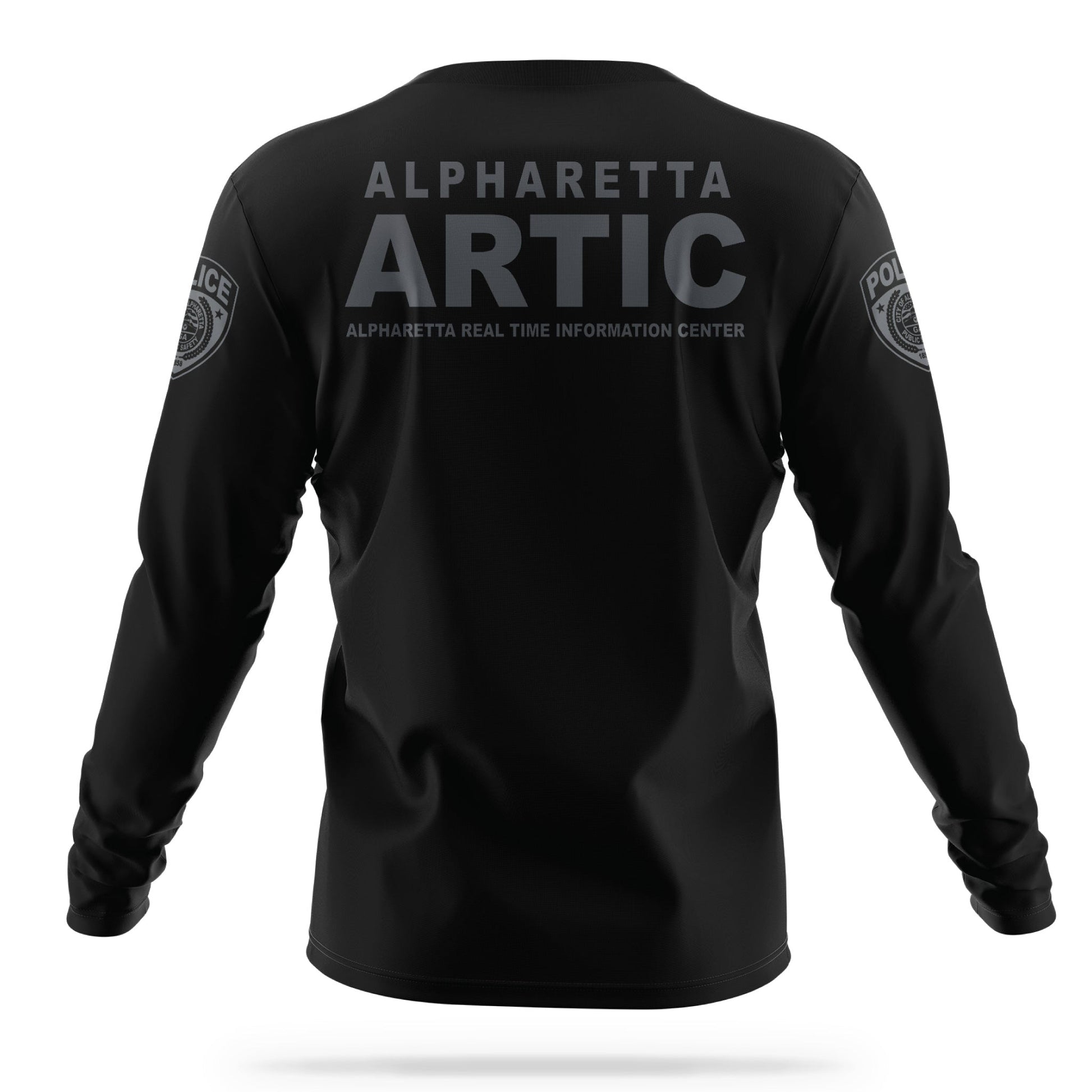 [ALPHARETTA PD] Men's RTIC Utility Long Sleeve [BLK/GRY]-13 Fifty Apparel