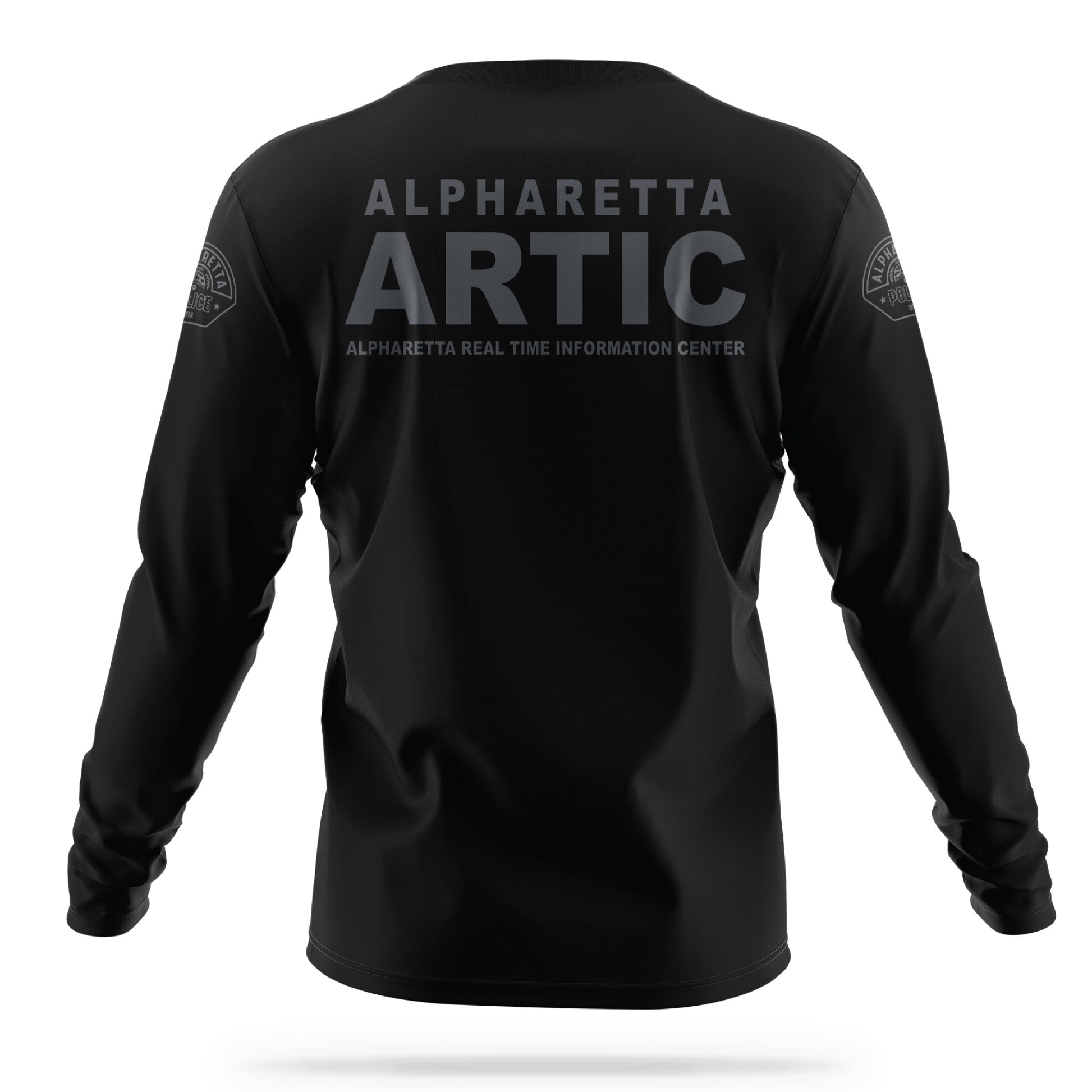 [ALPHARETTA PD] Men's RTIC Utility Long Sleeve [BLK/GRY]-13 Fifty Apparel