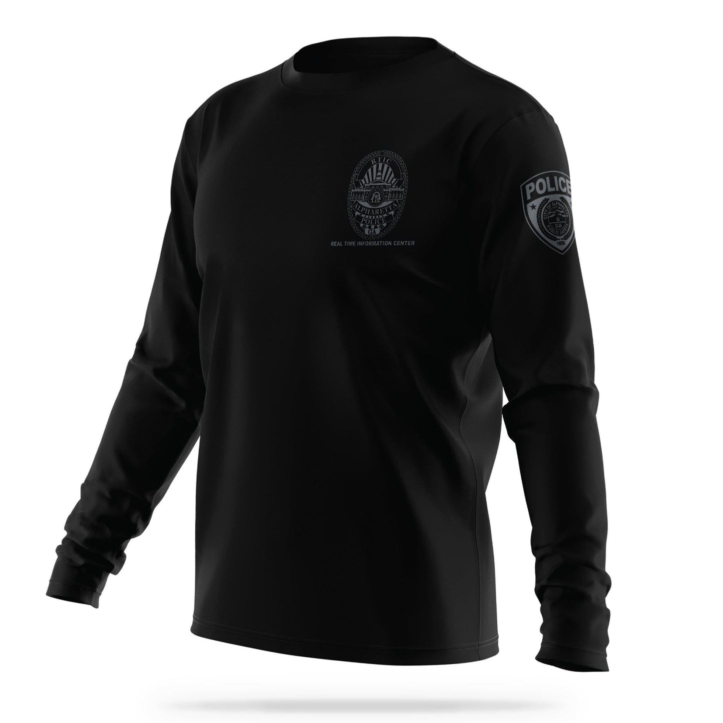 [ALPHARETTA PD] Men's RTIC Utility Long Sleeve [BLK/GRY]-13 Fifty Apparel