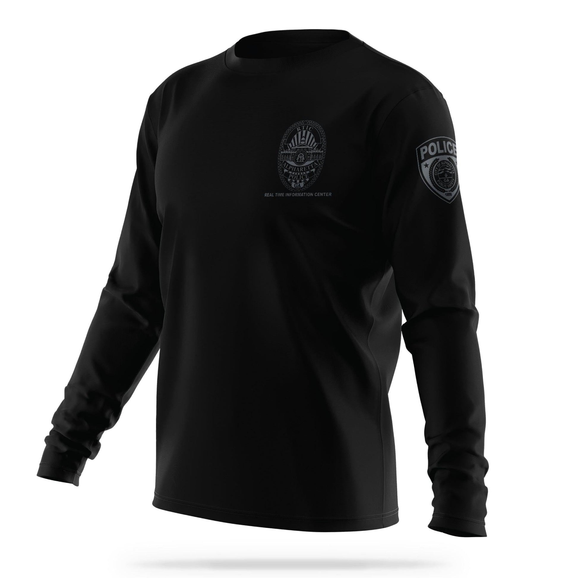 [ALPHARETTA PD] Men's RTIC Utility Long Sleeve [BLK/GRY]-13 Fifty Apparel