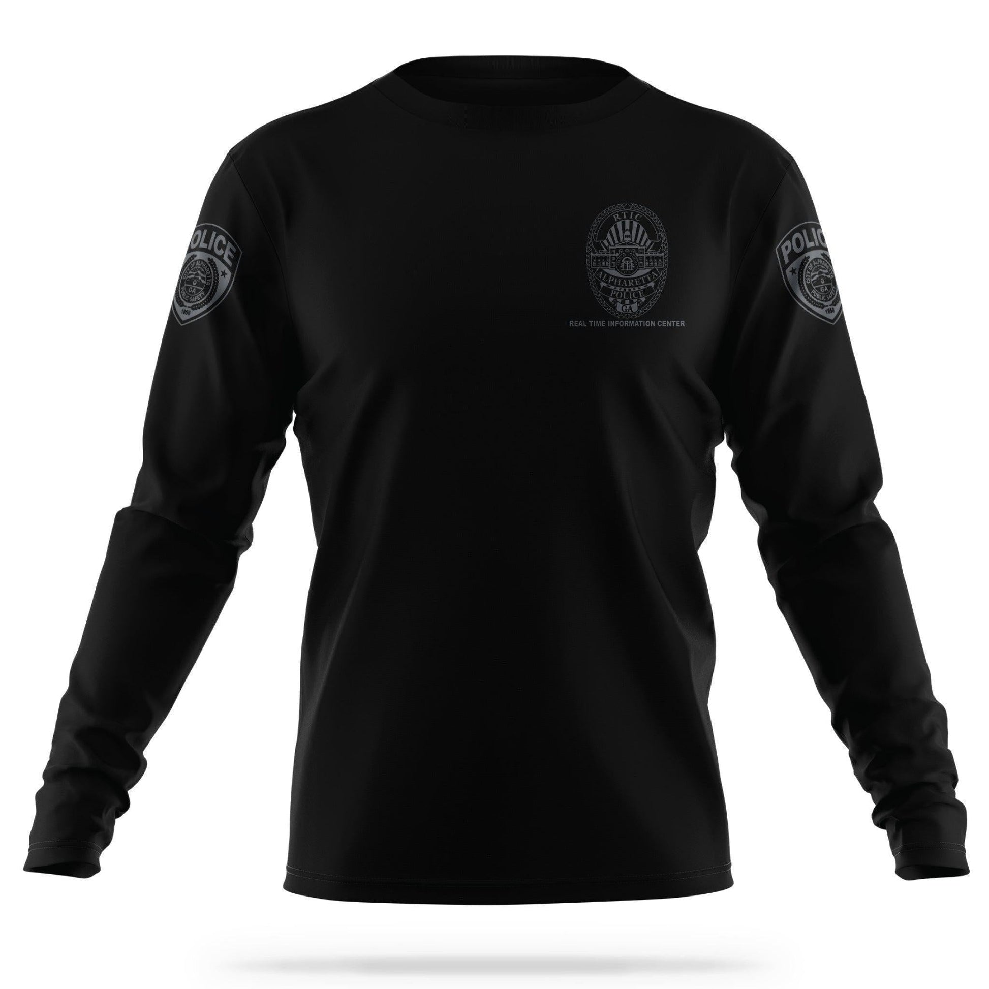 [ALPHARETTA PD] Men's RTIC Utility Long Sleeve [BLK/GRY]-13 Fifty Apparel