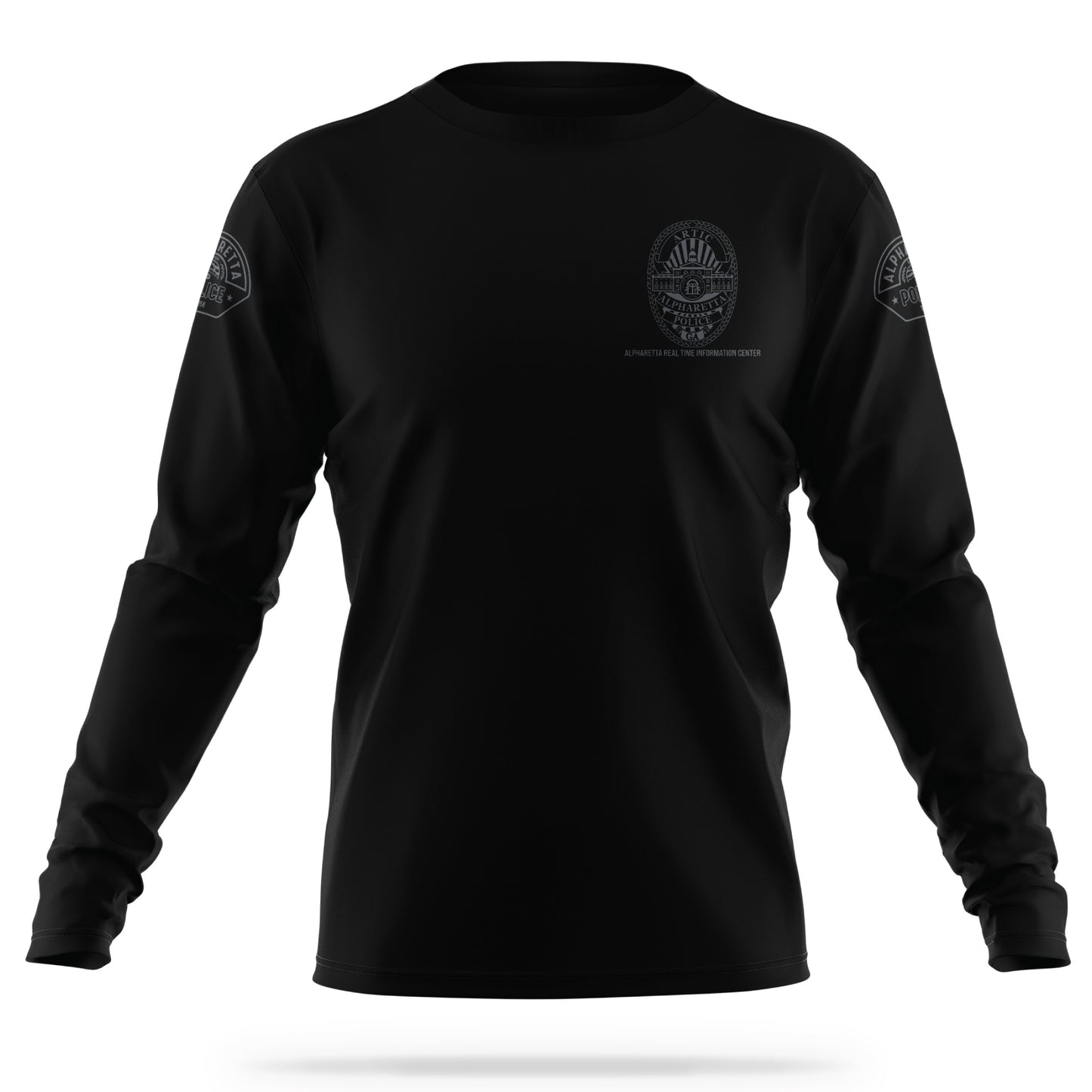 [ALPHARETTA PD] Men's RTIC Utility Long Sleeve [BLK/GRY]-13 Fifty Apparel