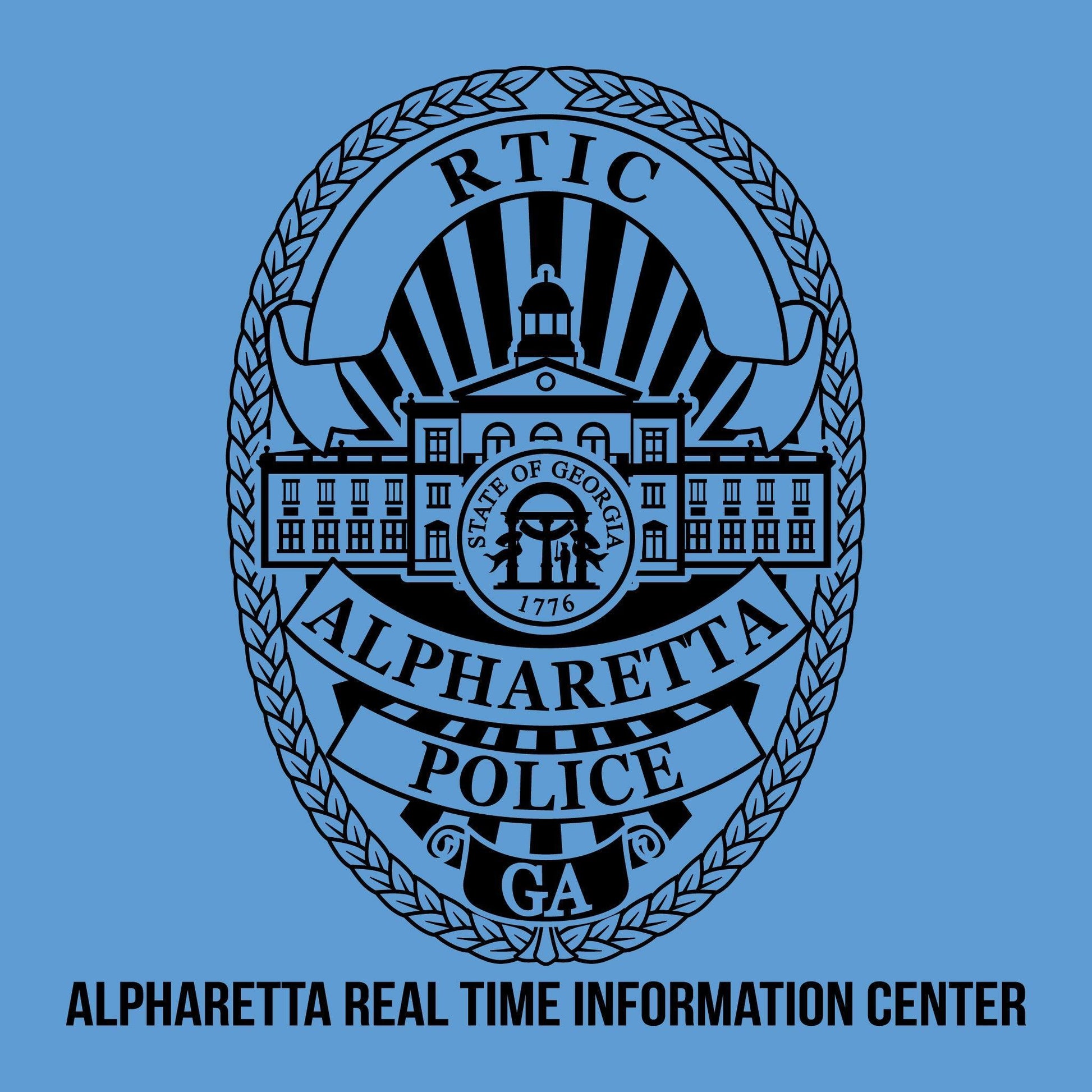 [ALPHARETTA PD] Men's RTIC Utility Long Sleeve [CBLU/BLK]-13 Fifty Apparel