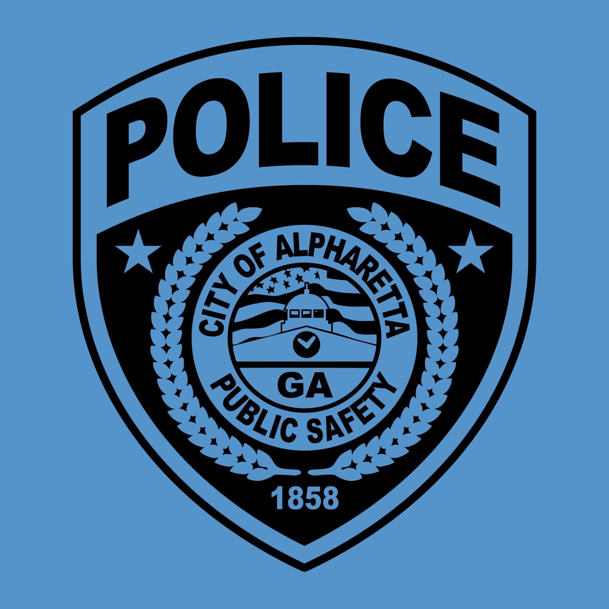 [ALPHARETTA PD] Men's RTIC Utility Long Sleeve [CBLU/BLK]-13 Fifty Apparel