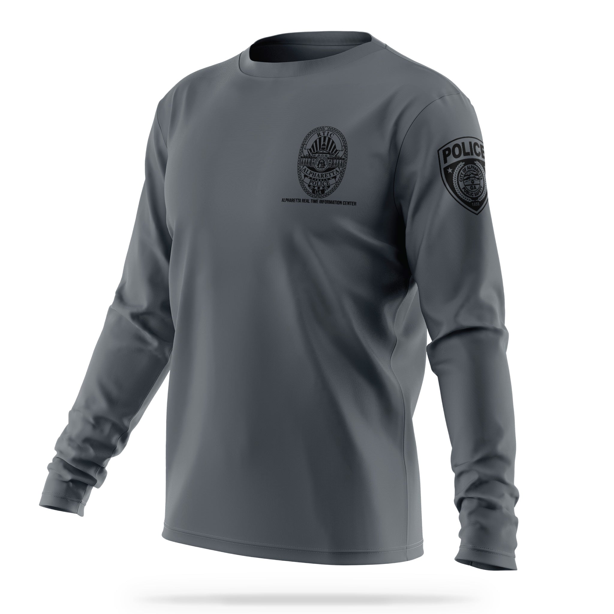 [ALPHARETTA PD] Men's RTIC Utility Long Sleeve [CHR/BLK]-13 Fifty Apparel