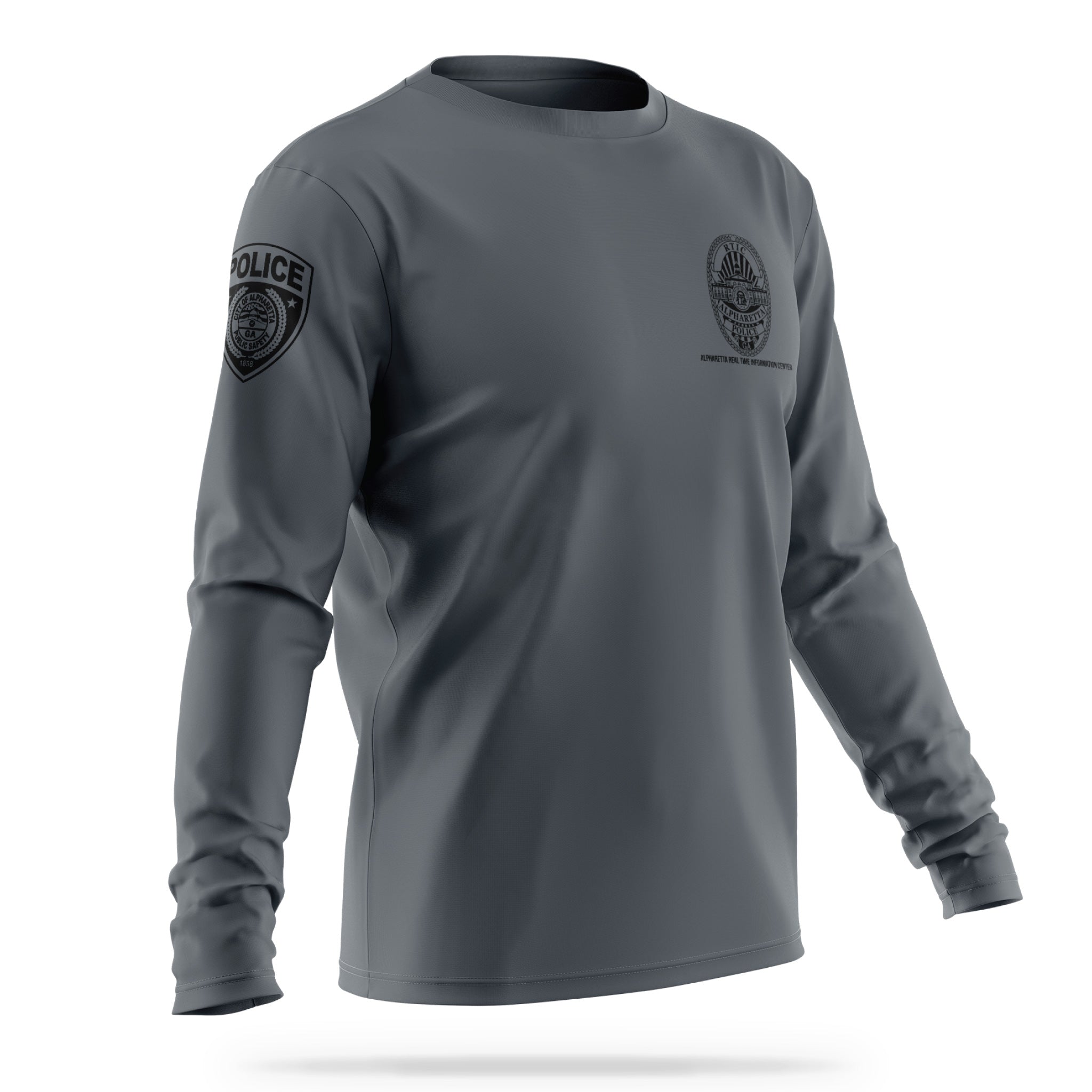 [ALPHARETTA PD] Men's RTIC Utility Long Sleeve [CHR/BLK]-13 Fifty Apparel