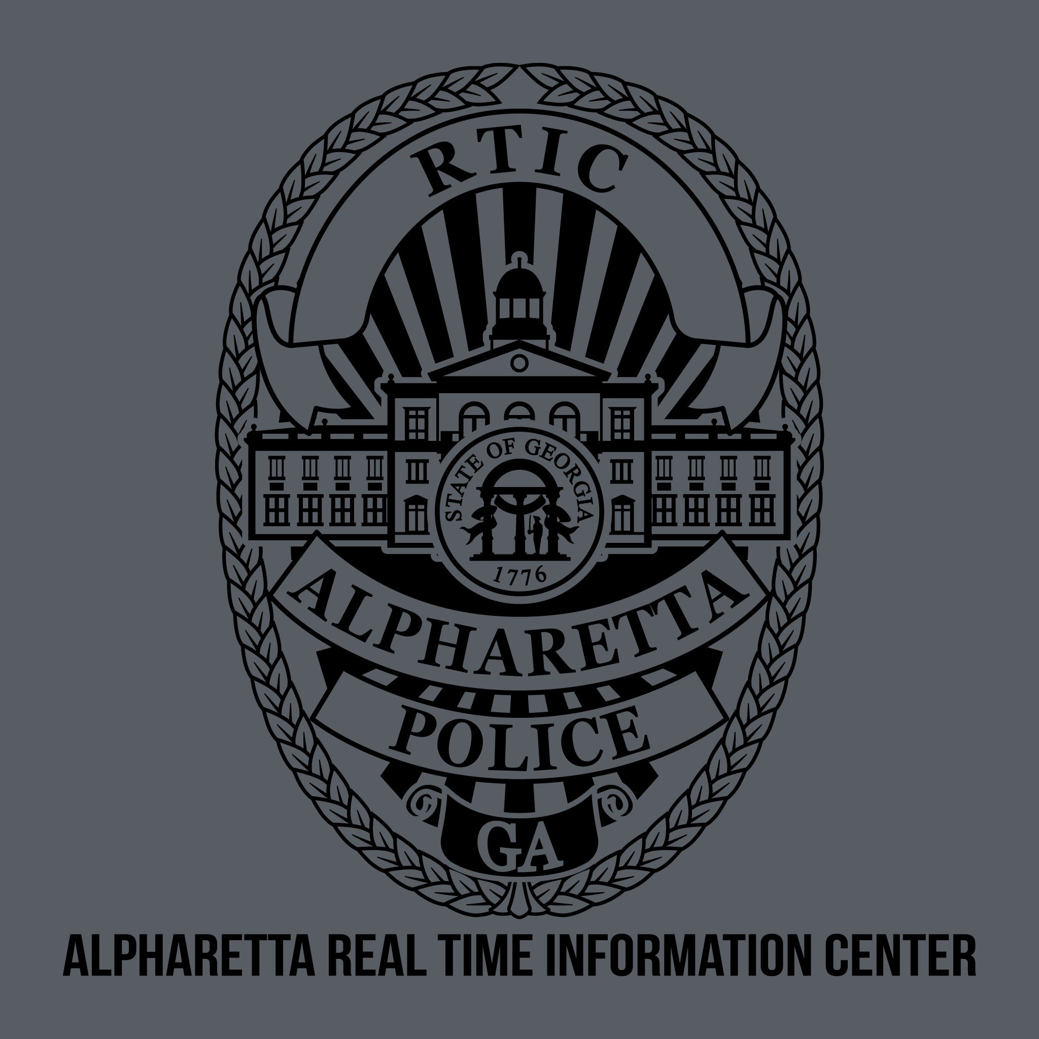 [ALPHARETTA PD] Men's RTIC Utility Long Sleeve [CHR/BLK]-13 Fifty Apparel