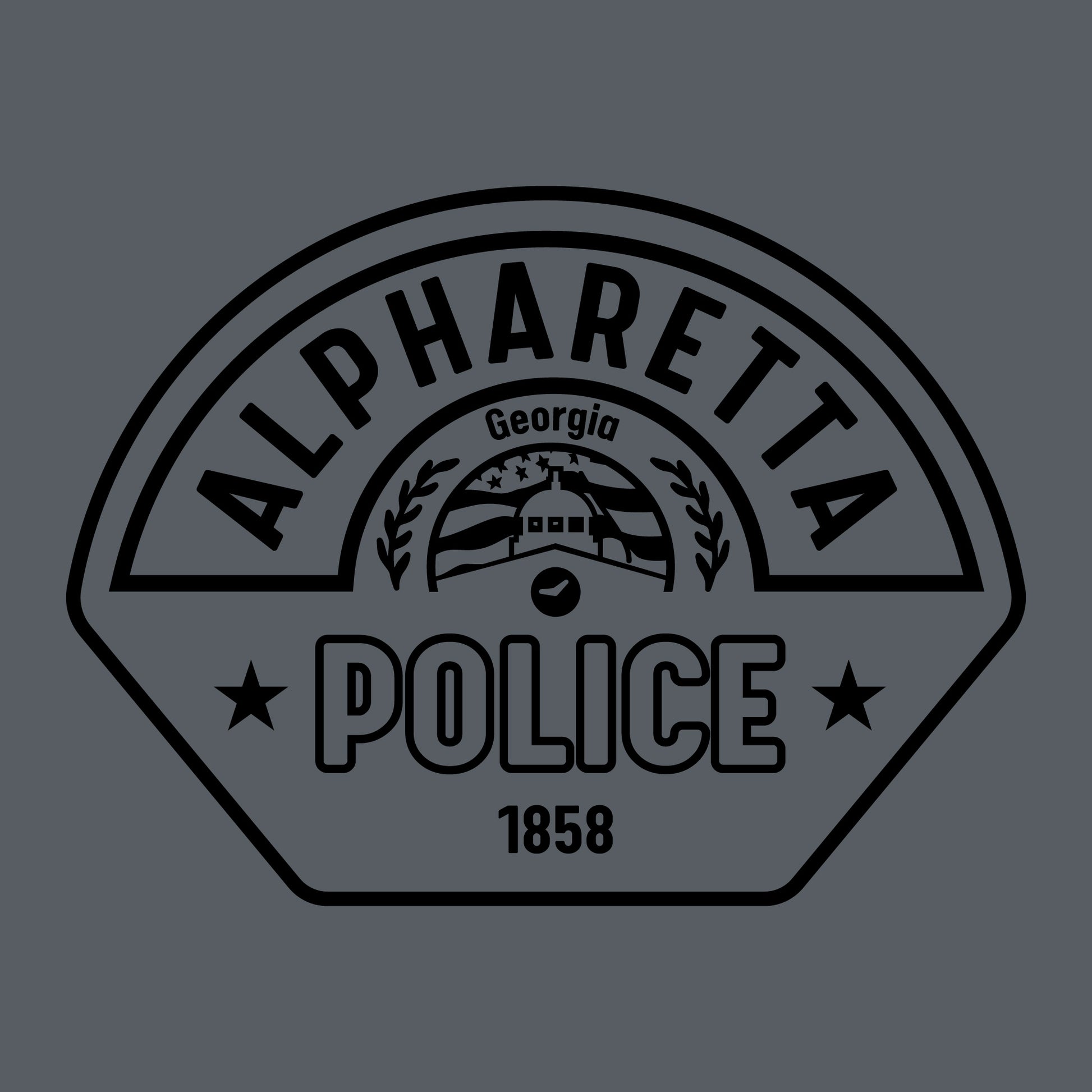 [ALPHARETTA PD] Men's RTIC Utility Long Sleeve [CHR/BLK]-13 Fifty Apparel
