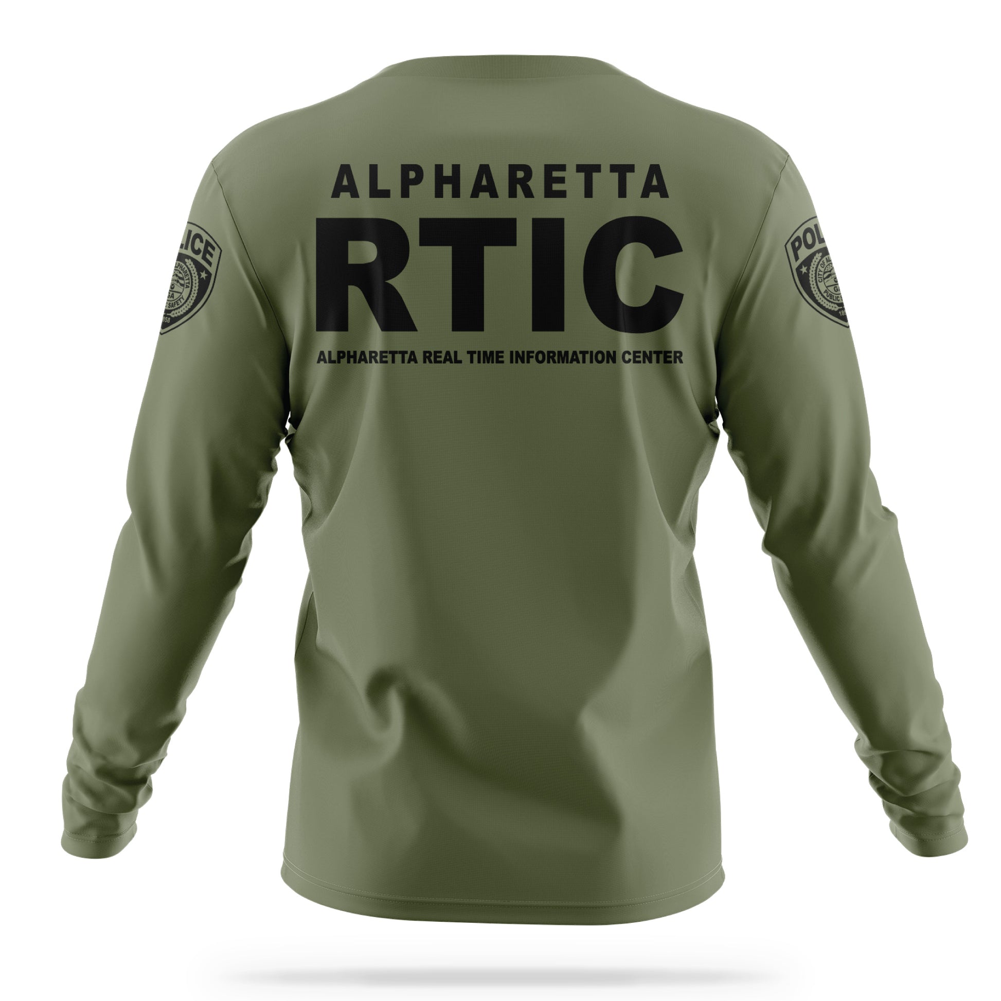 [ALPHARETTA PD] Men's RTIC Utility Long Sleeve [ODGRN/BLK]-13 Fifty Apparel