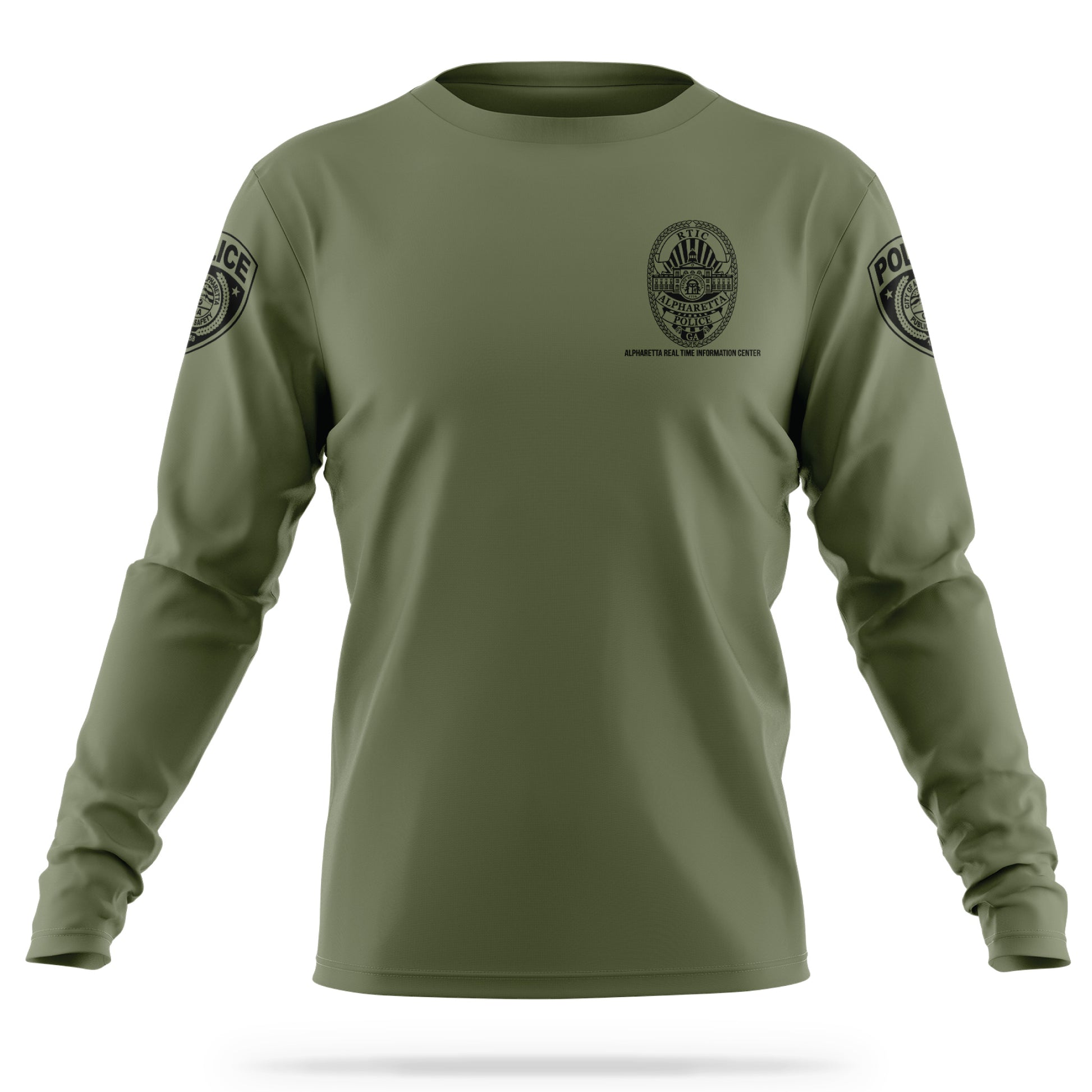 [ALPHARETTA PD] Men's RTIC Utility Long Sleeve [ODGRN/BLK]-13 Fifty Apparel