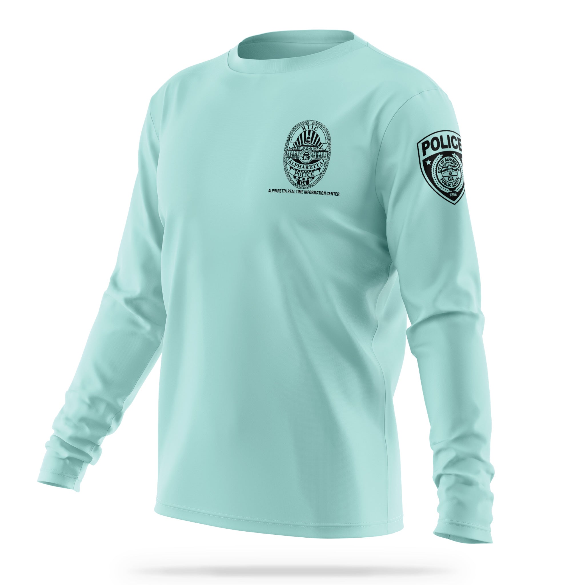 [ALPHARETTA PD] Men's RTIC Utility Long Sleeve [SEAFR/BLK]-13 Fifty Apparel